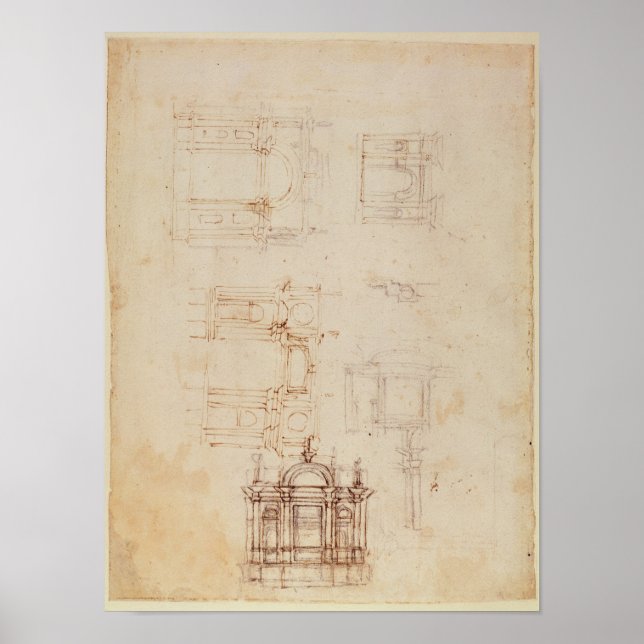 Studier av arkitektonisk sammansättning poster (Framsidan)