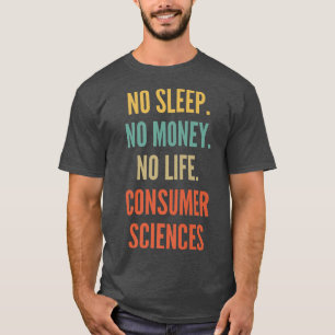 Studier av konsumentvetenskap, ingen sparsam utan t shirt