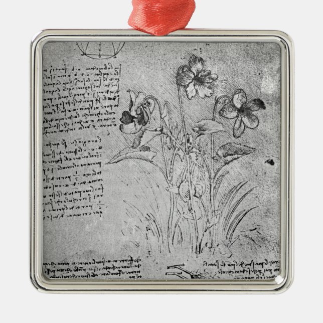 Studier av Violas Julgransprydnad Metall (Framsidan)