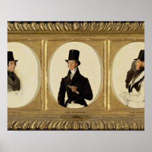 Studier för Porträtt av Lord Eglinton, Lord D. Poster