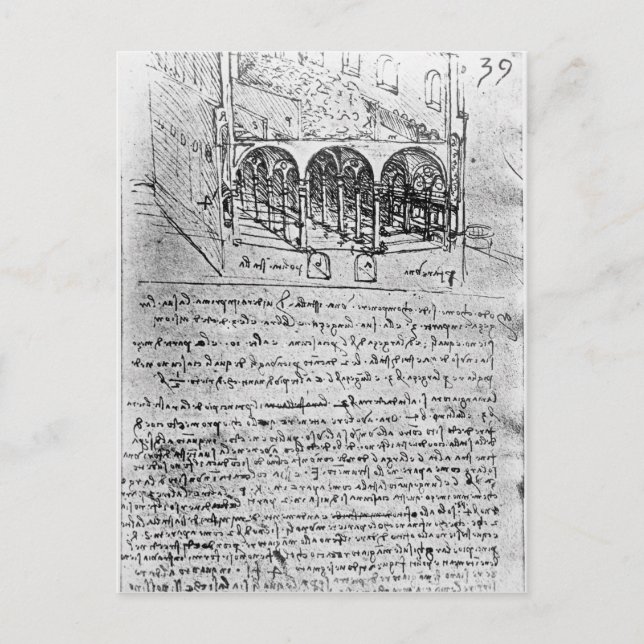 Studier för tabeller vykort (Framsida)