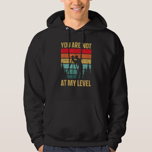 Studier som undersöker att du inte är på min bilto hoodie (Framsida)