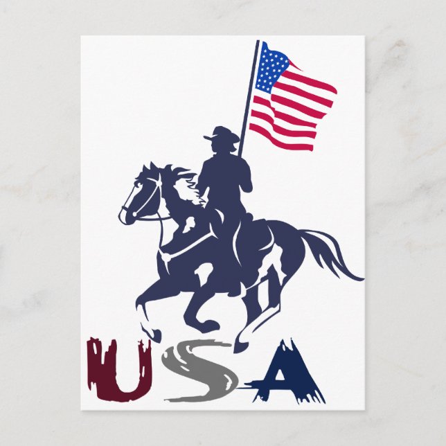 Studieramet USA Paint Vykort (Framsida)