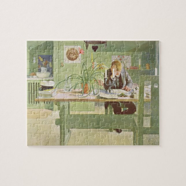 Studierummet, pub. i "Lasst Licht Hinin" ("låt I Pussel (Horisontell)