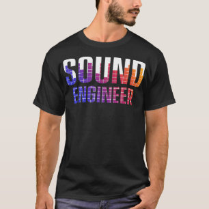 Studio Audio Ingenjör Verktyg Ljud Guy Tech  T Shirt