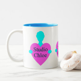 Studio Chloe Triple logo mug Två-Tonad Mugg