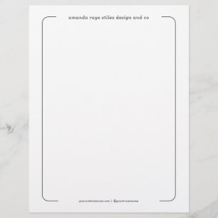 Studio för minimalistisk Inredingsdesign av varumä Reklamblad