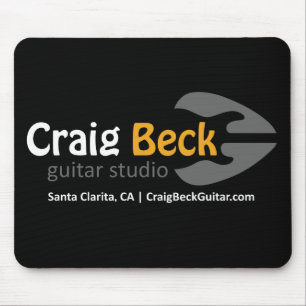 Studio för Mousepad Craig Beckgitarr Musmatta