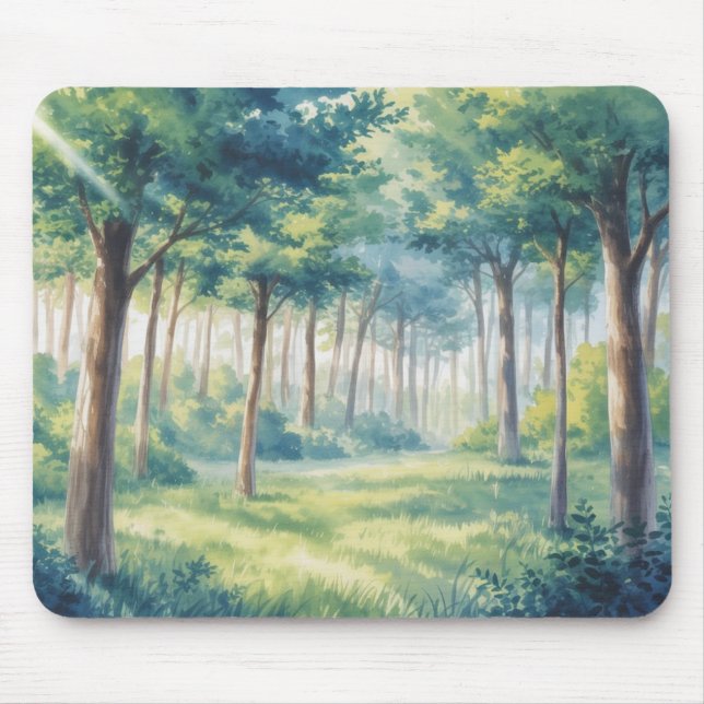Studio Ghibli Inspired Forest Mousepad Musmatta (Framsidan)