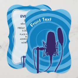 Studio Microphone Inbjudningar