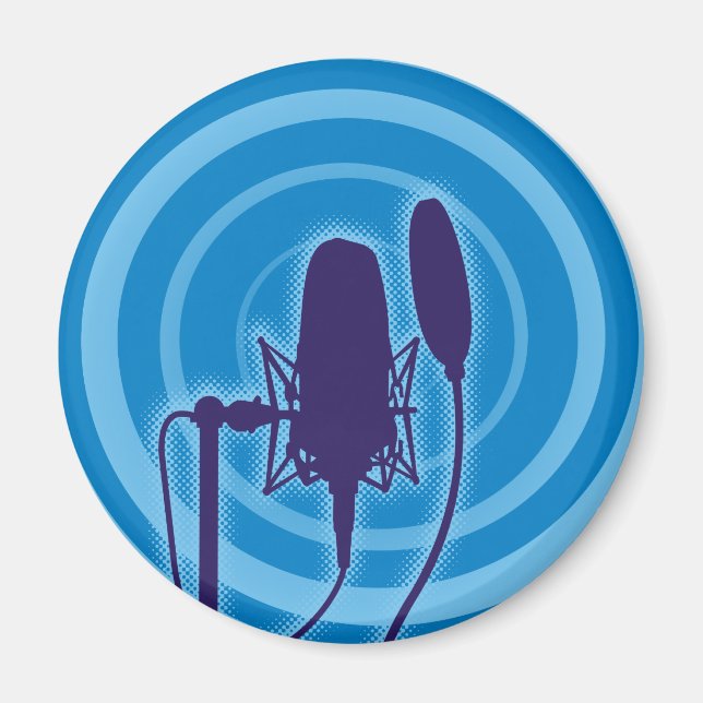 Studio Microphone Magnet (Framsidan)