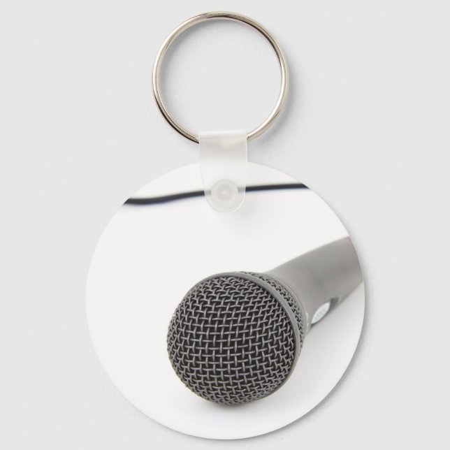 Studio Microphone Nyckelring (Framsida)