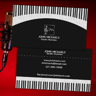 Studio Musician Visitkort