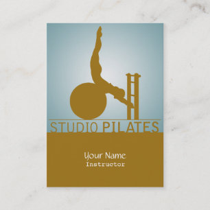 Studio Pilates - affär, schemakort Tidsbeställning Kort