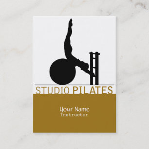 Studio Pilates - Business, Schedule Card Tidsbeställning Kort