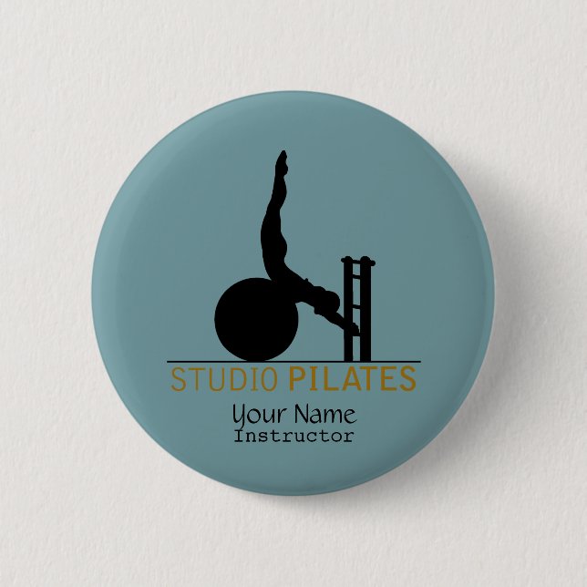 Studio Pilates - Button Knapp (Framsida)