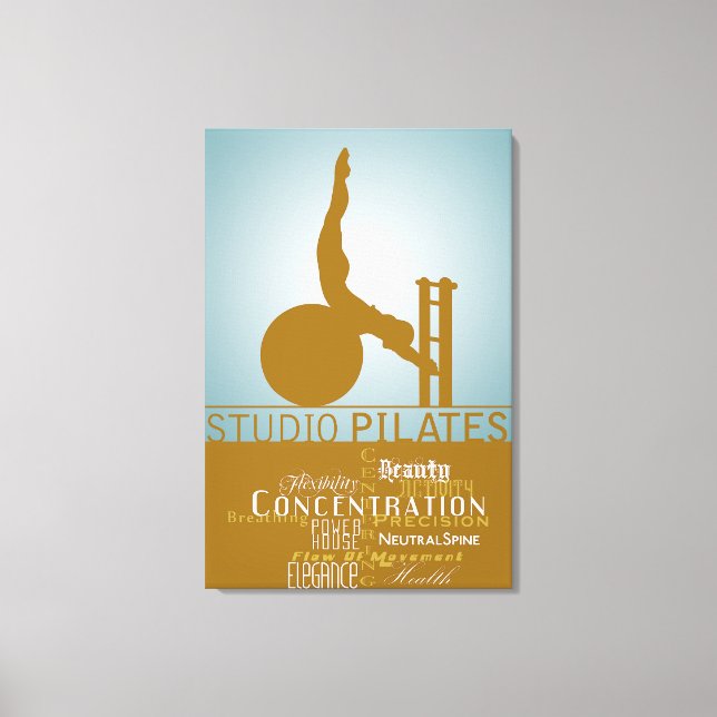 Studio Pilates - Wrapped Canvas (Framsida)