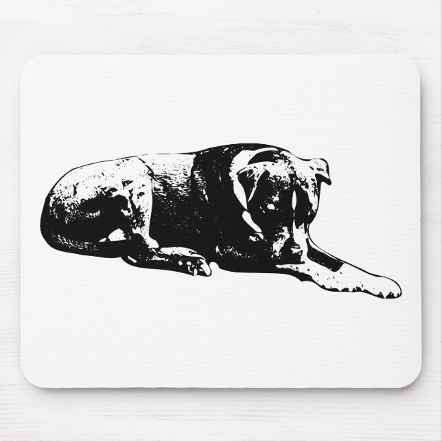 Studio Rest Hund Mouse Pad Musmatta (Framsidan)