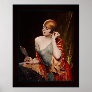 Studio Spegel av Albert Henry Collings Poster