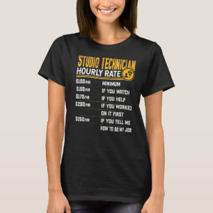 Studio Technician Timrate Studio Recorder T Shirt