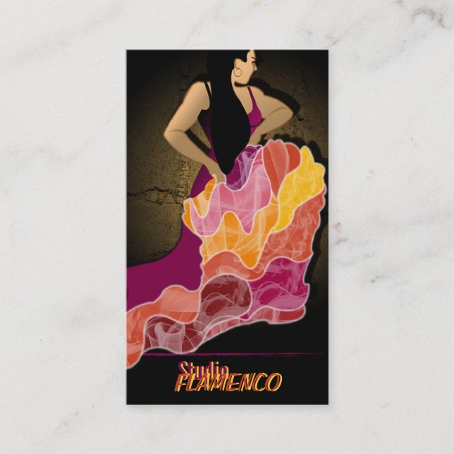 StudioFlamenco - Affärskort Visitkort (Framsida)