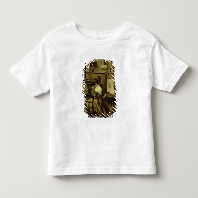 Studion av Corot T-shirt (Framsida)