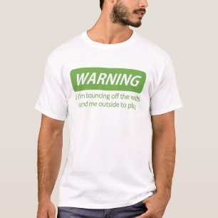 Studsa av väggskjortan tee shirt