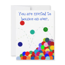 Studsa partyinbjudan