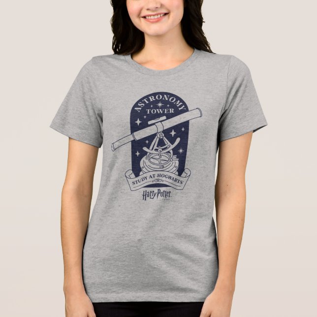 Study at HOGWARTS™ Astronomy Tower T Shirt (Framsida)