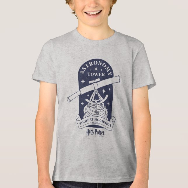 Study at HOGWARTS™ Astronomy Tower T Shirt (Framsida)
