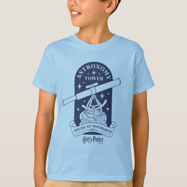 Study at HOGWARTS™ Astronomy Tower T Shirt (Framsida)