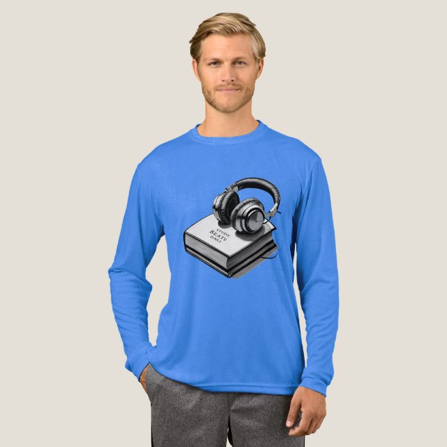 Study Beats Only Motivation T-Shirt (Hel framsida)