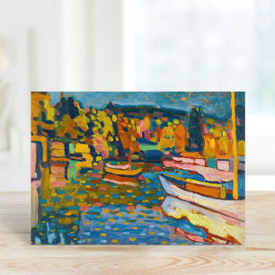 Study for Autumn Ligcape with Boats Kandinsky Kort