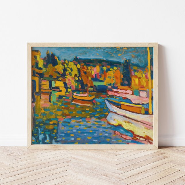 Study for Autumn Ligcape with Boats | Kandinsky Poster (Skapare uppladdad)
