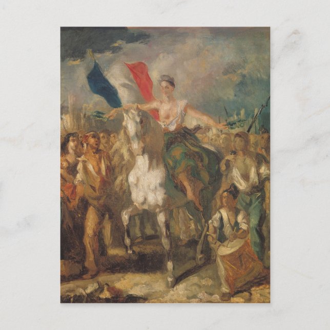Study for 'Liberty', 1830 Vykort (Framsida)