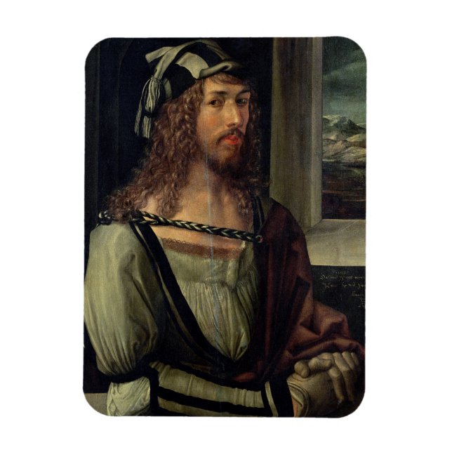Study for Självporträtt with a Glove, 1498 Magnet (Vertikal)