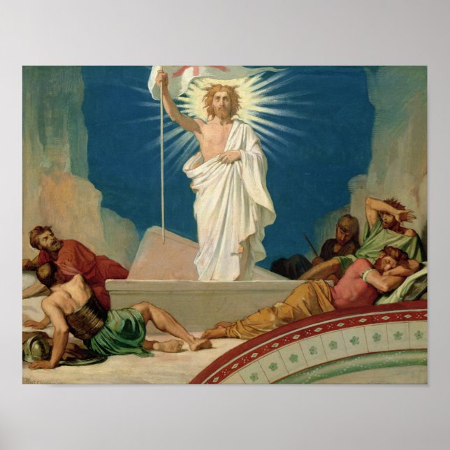 Study for the Resurrection of Jesus, 1860 Poster (Framsidan)