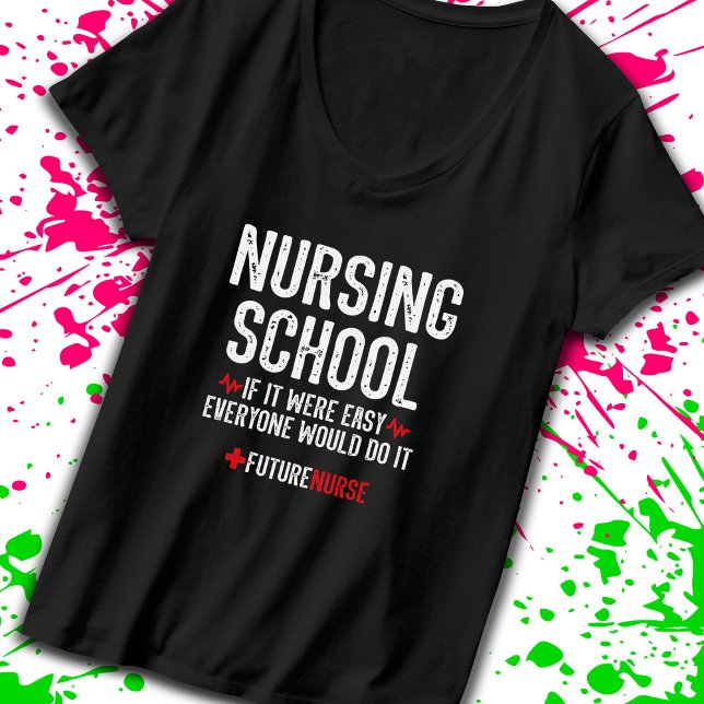 Study Motivation Gift - Sjukskolan Student T Shirt (Embrace your spirit as a nursing student who enjoys motivational sarcasm! -Teemixer)