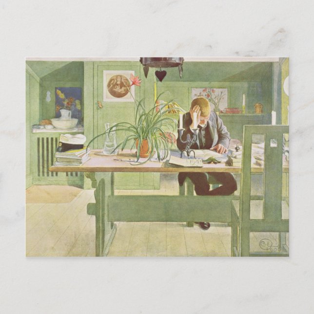 Study Room, pub. in 'Lasst Licht Hinin'(`Let i Vykort (Framsida)