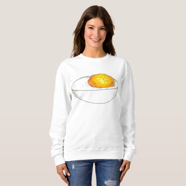 Stuffad Deviled Egg Yolk Eggs Picnic Food Foodie T Shirt (Hel framsida)