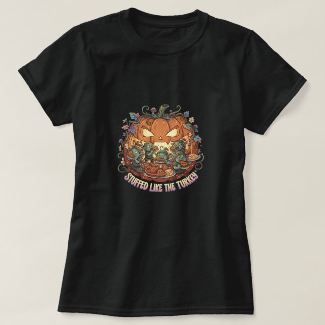Stuffed like the turkey t shirt (Design framsida)