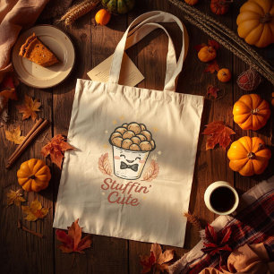 Stuffin’ Cute - Funny Thanksgiving Stuffing Pun Tygkasse