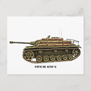 StuG III Ausf G Vykort