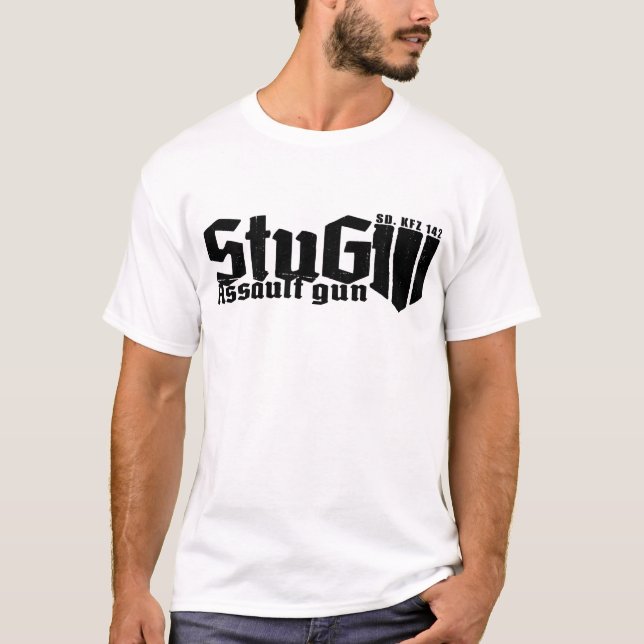 StuG III T-tröja T Shirt (Framsida)