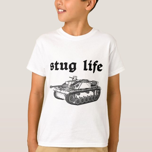 StuG Life - WW2-Tankens historik T Shirt (Framsida)