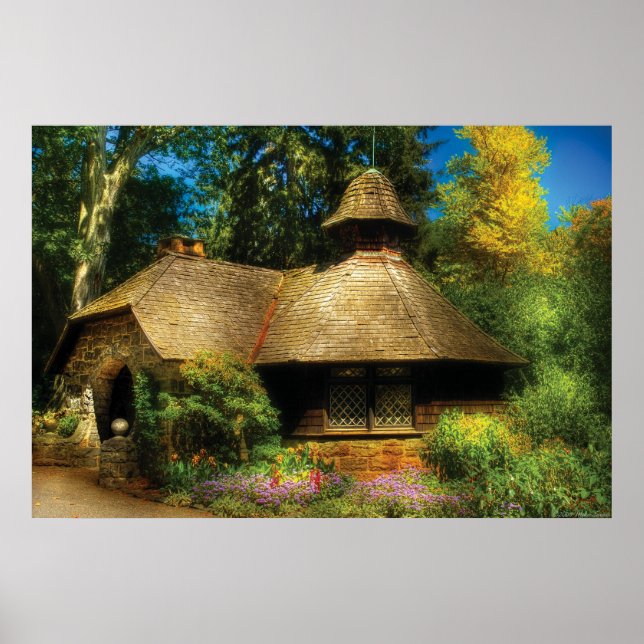 Stuga - Ett litet holländskt hus Poster (Framsidan)