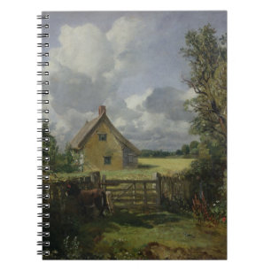 Stuga i en Cornfield, 1833 Anteckningsbok Med Spiral