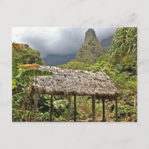 Stuga i Iao Valley State Park, Maui, Hawaii Vykort