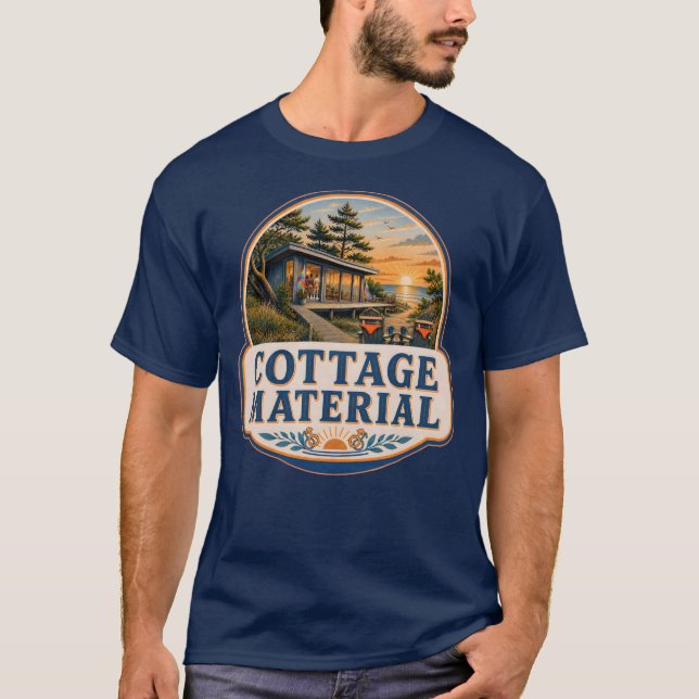 STUGA MATERIAL GAY QUEER T-Shirt (Framsida)