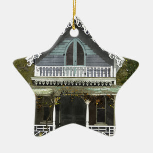 Stuga på Marthas vingård Julgransprydnad Keramik